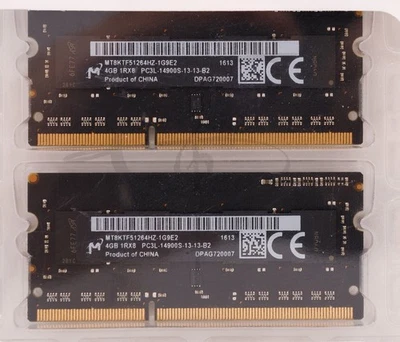 MICRON 2GB DDR3 1600MHz PC3L -12800 LAPTOP RAM/MEMORY Apple 4GB Laptop MAC OEM - Image 1 of 3