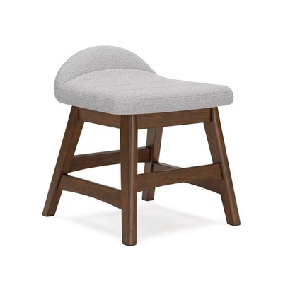 Lyncott Casual Upholstered Armless Home Office Desk Chair with Backless Desig... - Image 1 of 4