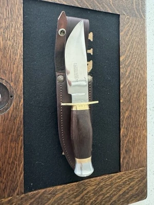 Нож с фиксированным лезвием J.Nowill & Sons Sheffield England 9 дюймов с оригинальными ножнами - Изображение 1 из 4