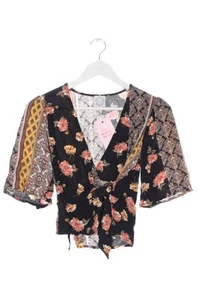 BLUE RAIN Blusa cruzada Mujeres Talla EU 34 negro-rojo look casual - Imagen 1 de 5