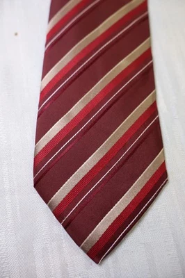 HUGO BOSS 100% SETA SILK TIE CRAVATTA NECKTIE MADE ITALY VINTAGE CLASSIC - Imagen 1 de 4