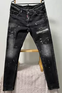 DSQUARED2 Men's Gray stretch Jeans, size tag 48 / W34 - Picture 1 of 23