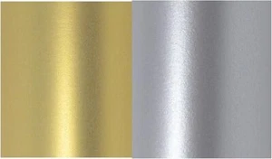 20 Sheets A4 Silver and Gold Pearlescent Shimmer Paper Double Sided 120gsm - Picture 1 of 1