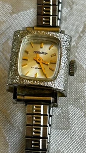 Vintage CORNAVIN Wrist Watch 17 Jewel Mechanical / Wind - Working - Picture 1 of 11