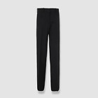 $940 Quira Women's Black Wool Tailored Trouser Pants Size 44