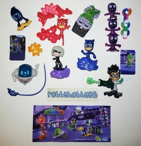 SERIE COMPLETA PJ MASKS (DV433 - DV440) + 8 BPZ KINDER SORPRESA ITALIA 2020 - Picture 1 of 1