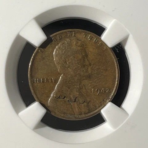 1942 1C OBVERSE LAMINATION NGC MINT ERROR XF 45 BN WHEAT PENNY Cover
