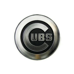 New MLB Chicago Cubs 3D Chrome Plastic Auto Car Truck Emblem Sticker Decal - Picture 1 of 2