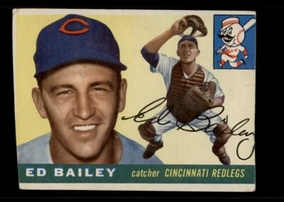 1955 TOPPS #69 ED BAILEY CINCINNATI REDS (TRIMMED) - Image 1 of 2