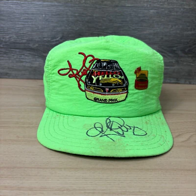 Gorra de Colección Kyle Petty Gorra Snapback Verde Nylon Amarillo Suave Hecha en EE. UU. AUTOMÁTICA Foto 1 de 4