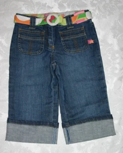 Gymboree SPRING FUN Denim Blue Capris Cuffed Pants NWT Sz 7 - Picture 1 of 3