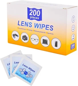 Toallitas de limpieza de lentes efectivas confiables envueltas individualmente 200 quilates - Imagen 1 de 5