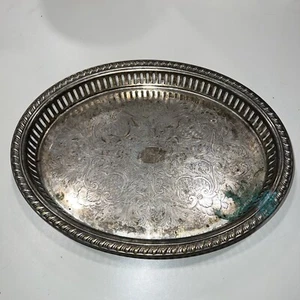 Large Shefield Silver plated Tray - Picture 1 of 3