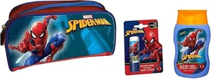Spiderman Borsellino da viaggio con Sha doccia ml 200 + Burrocacao alla Fragola - Foto 1 di 6