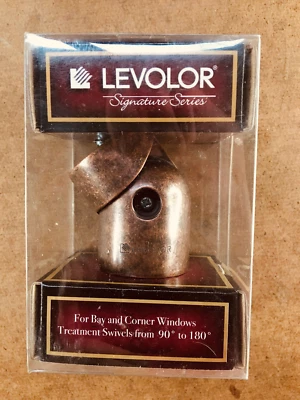 Поворотные розетки Levolor серии Signature антикварные бронзовые для бухты и углового окна - Изображение 1 из 4