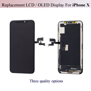 OLED LCD Display Touch Screen Digitizer For iPhone X 5.8" Replacement With Frame - Picture 1 of 11
