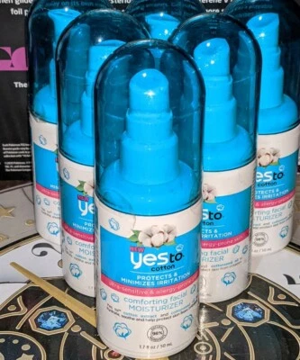 Lot of 6 Yes To Cotton Comforting Facial Moisturizer Minimize Irritation - Image 1 of 3