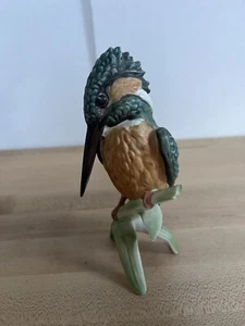 Vintage Goebel Germany Porcelain 7" bird figurine Kingfisher 1972 - Picture 1 of 19