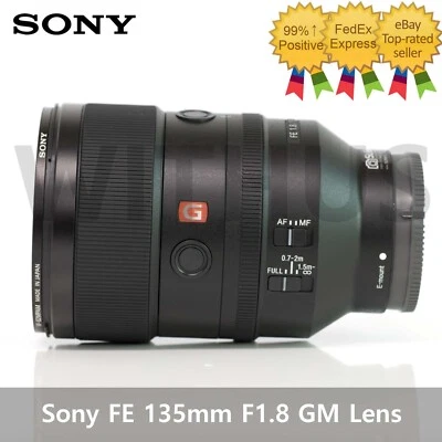 Sony FE 135mm F1.8 GM Lens SEL135F18GM Genuine Sealed - Tracking - Image 1 of 4