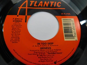 Genesis – In Too Deep 1987 7" Single 7-89316 - Picture 1 of 8