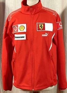 Vintage 2006 Scuderia Ferrari PUMA Orange Red Jacket Men's Medium F1 Racing - Picture 1 of 13
