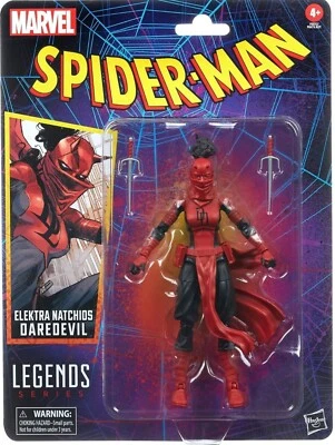 Figura de acción Hasbro Marvel Legends Retro: ELEKTRA NATCHIOS 6 pulgadas Foto 1 de 3