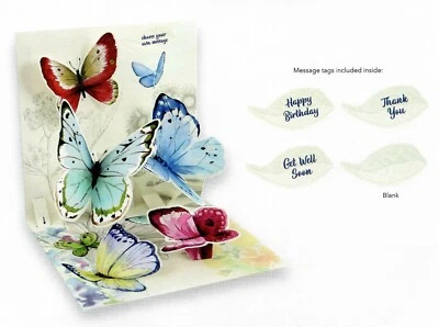 ALL OCCASION Pop-Up Card, Butterflies Spring by Barb Tourtillotte, Up With Paper - Image 1 of 4