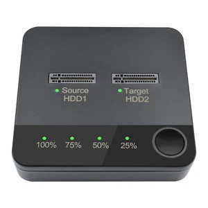 Docking Station SSD Duplicator M.2 SATA Clone Support Disk NVME NOT SUPPORTED z - Photo 1/11