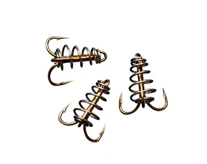 Tackle Beacon - Catfish Spring Dough Bait Hooks - #6 Treble - Picture 1 of 2