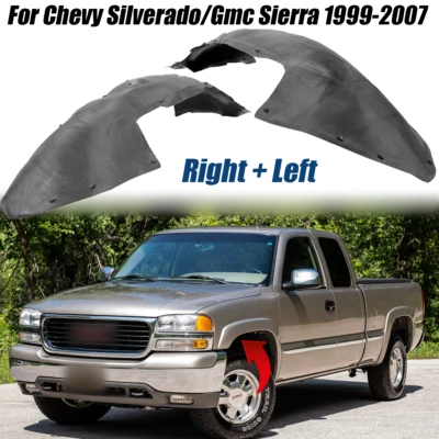 Splash Shield For 1999-2007 Chevrolet Silverado 1500 Front Left & Right Set of 2 Foto 1 de 4
