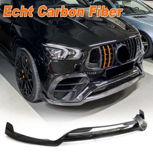 Labio delantero de carbono para Mercedes Benz V167 C167 GLE63 2021-23 alerón delantero labio - Imagen 1 de 12