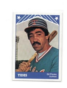 1983 TCMA Tidewater Tides Gil Flores #22 Outfield (Minor League) - Bild 1 von 2