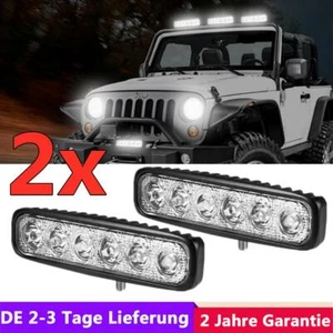 2x 18W LED Faro de Trabajo Foco Offroad Coche Tractor Luz 12V 24V - Imagen 1 de 12