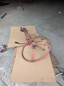1960 1961 Ford Galaxie Sunliner Steering Column & Steering Wheel Gearshift Lever - Picture 1 of 20