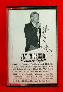 Jay Wickizer Country Style Cassette 1980's release Signed - Picture 1 of 9