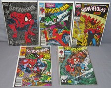 SPIDER-MAN #1 2 3 4 5 (Full Run 1-5) Marvel Comics 1990 Todd McFarlane