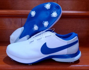 New Men Nike Victory Tour 2 BOA White Photon Dust Marina Blue  Golf Shoes SZ 12 - Picture 1 of 6