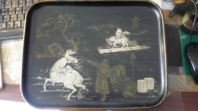  plateau en carton bouilli au Samouraïs 35 x 27 cm - Photo 1/4