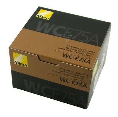 NIKON original WC-E75A gran angular gran angular Vorsatz converter E51 NUEVO ... - Imagen 1 de 4