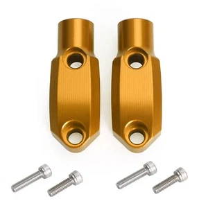 CNC Master Cylinder Handlebar Clamp 10mm Mirror Mount 32mm Center For Kawasaki T - Picture 1 of 8