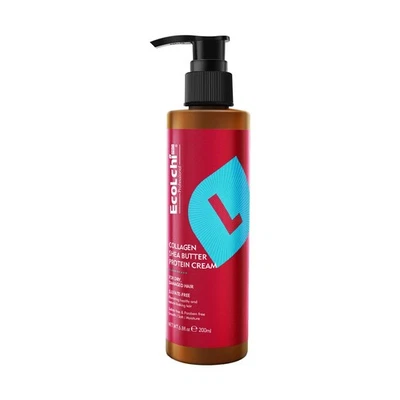 ECOLCHIPRO Ecolchi Collagen Leave-In Conditioner Cream Deep Restores Shea But... - Image 1 of 4