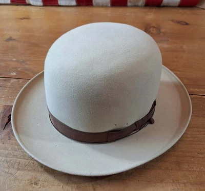 Sombrero Fedora Dobbs BEACH CLUB de Preguerra de Colección. 7-1/4 Foto 1 de 4