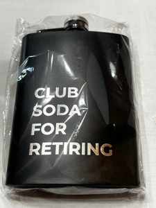 Happy Retirement- Retirement Gift 8oz Stainless Steel Flask Funny Gift W Box - Picture 1 of 8