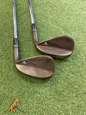 Tour Issue TaylorMade Milled Grind 4 Raw Wedge Set 50*, 54* Dynamic Gold Steel - Image 1 of 4