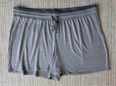 Pantalones Cortos de Pijama Jockey Generations Para Mujer XL Gris Lujo Suave Cordón Bolsillo Trasero Foto 1 de 4