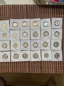 24pc 1964 D DDRs/Rpms Jefferson Nickel Error Lot - Picture 1 of 7