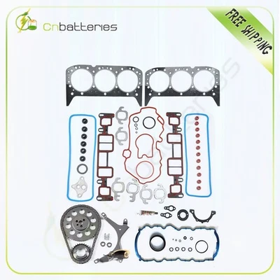 Juego completo de juntas para GMC Savana 1500 Base 2003 kit de cadena de distribución 4,3 L Foto 1 de 4