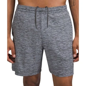 Lululemon Pace Breaker Lined Short 7" Fractured Grid Purple Mult Men's Small EUC - Picture 1 of 10