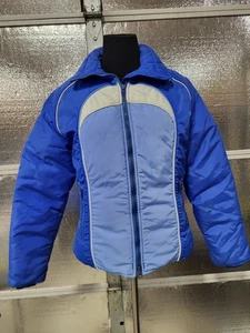 Obermeyer Winter Womens  Down Filling Jacket - Medium Size 12  -- Blue - Coat - Picture 1 of 7