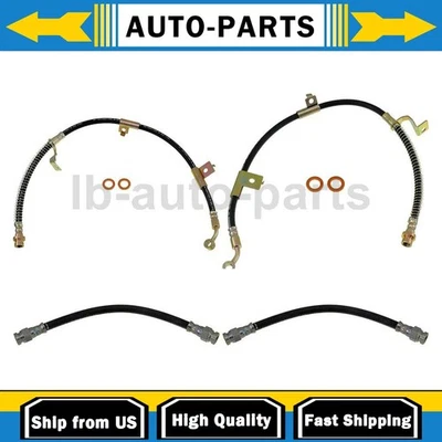 Mangueira de freio dianteiro traseiro Dorman 4 peças para 1999-2005 Hyundai Sonata 2.4L - Imagem 1 de 4